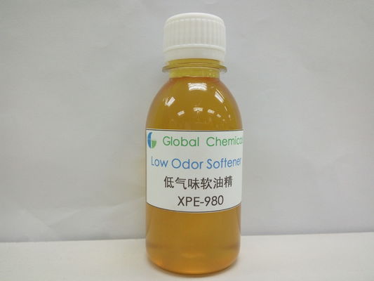 Yellow Liquid Textile Auxiliary Agent Low Odor Softener XPE-980