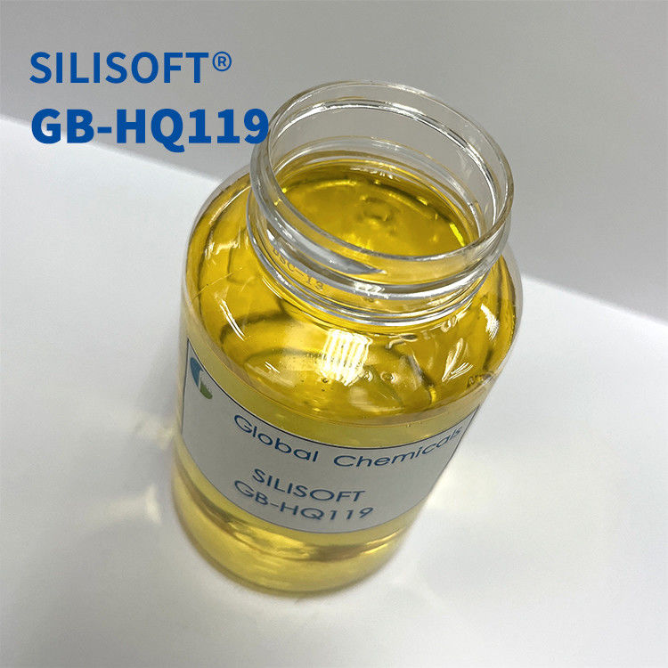 Silicona hidrofílica de alta concentración SILISOFT GB-HQ119 para el acabado del mango de tejidos de impresión de algodón y T/C