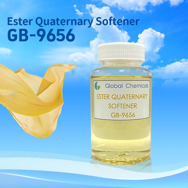 El suavizante no iónico GB-9656 proporciona esponjosidad y suavidad a la tela, tiene propiedades antiestáticas e hidrofilicidad instantánea