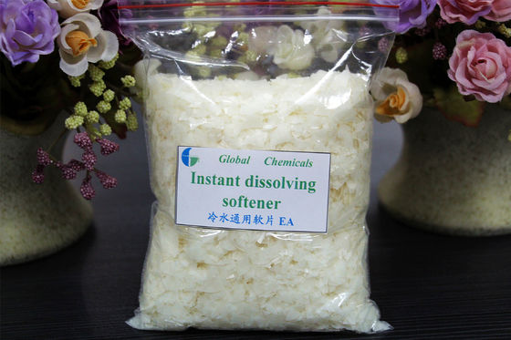 Flakes de ablandador de disolución instantánea EA Valor de pH catiónico débil 3-5