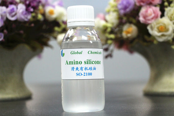 Polisiloxano modificado Aminoacido catiónico débil y suavizante químico de aceite de silicona SO-2100