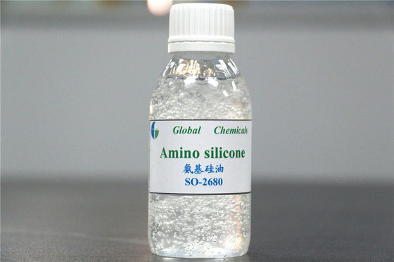 Copolímero modificado de amino-polisiloxano de amino-silicona catiónica débil
