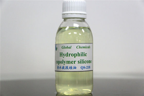 Co-polímero suavizante de aceite de silicona / suavizante hidrofílico para textiles
