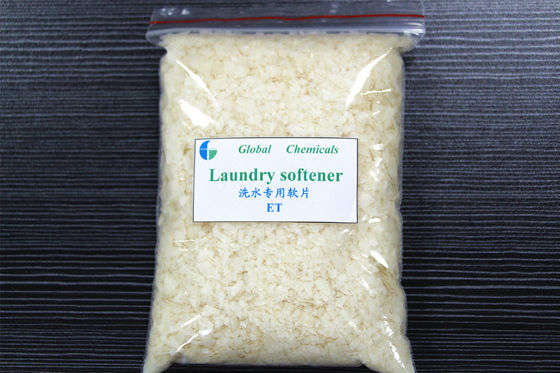 Escamas catiónicas débiles del suavizador de los auxiliares de la materia textil para la planta que se lava
