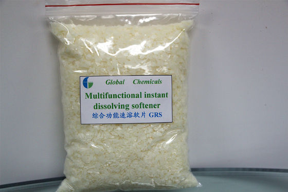 Flakes de suavizante catiónico multifuncional de disolución instantánea, tipo agua fría