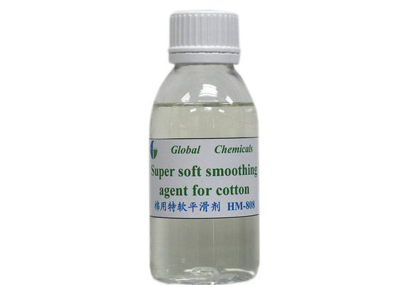 Agente suavizante súper suave Aceite de silicona para algodón disuelve fácilmente la silicona