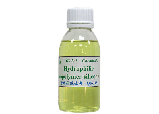 Buena hidrofilidad Amino Copolímero Aceite de silicona para tejidos de toallas QS - 318