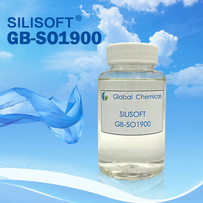 Aceite de silicona de aminoácidos de baja amarillez SILISOFT GB-SO1900 con buena resistencia al lavado