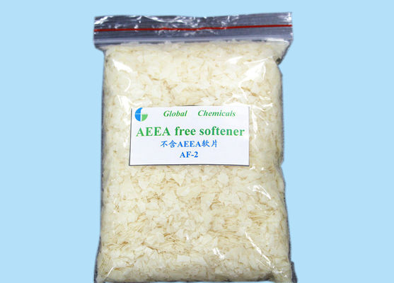 Flakes de ablandadores catiónicos libres AEEA para la fábrica de impresión y teñido