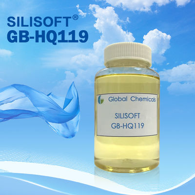 Silicona hidrofílica de alta concentración SILISOFT GB-HQ119 para el acabado de manijas de tejidos de impresión de algodón