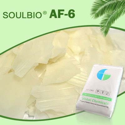 Flakes de suavizante libre de AEEA SOULBIO AF-6 con excelente suave suave y delicada sensación de mano a las telas