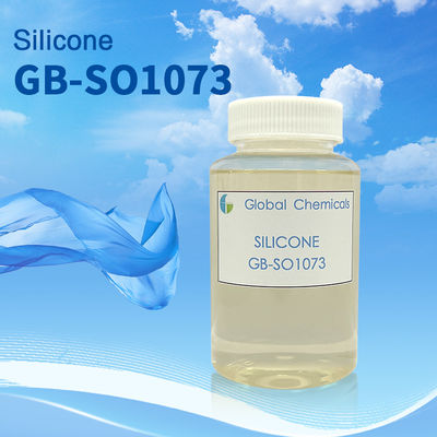 Fluido de silicona de copolímero de fácil emulsión GB-SO1073 excelente ablandador buen agente resbaladizo para tejidos de algodón y mezclas de algodón / PES