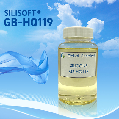 Silicona hidrofílica de alta concentración SILISOFT GB-HQ119 para el acabado del mango de tejidos de impresión de algodón y T/C