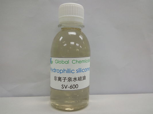 Silicona no iónica hidrofílica suave y suave SV-600 para acabado T / C, nylon