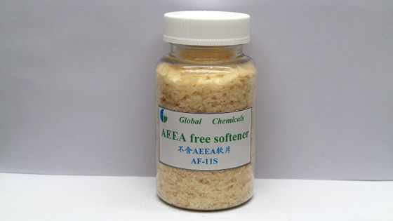 AF - 11S Flocos de ablandador catiónico débil y ablandador libre AEEA para textiles