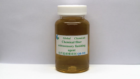 Fibra química de silicona de bloque de copolímero amarillo transparente