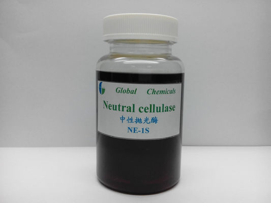 Enzima NE - 1S de celulosa neutra líquida amarilla marrón con químicos textiles