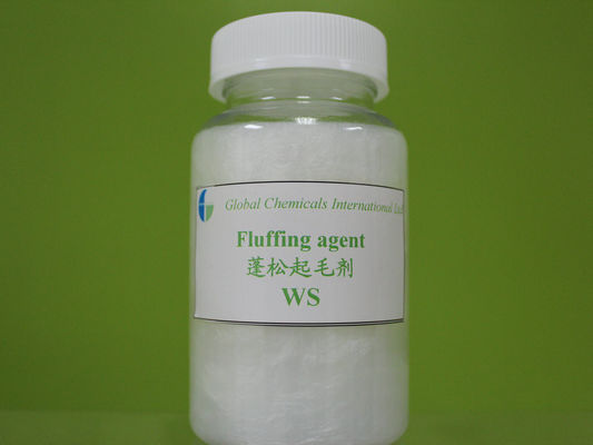 Agente auxiliar textil, agente catiónico de fluff WS para fibra natural / sintética