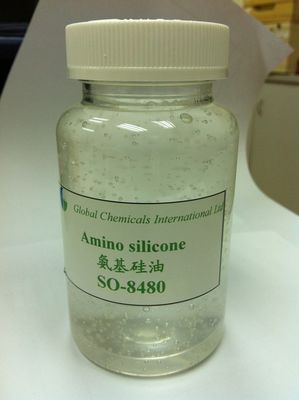 Aceite de silicona funcional de aminoácidos blandos catiónicos débiles para tejidos mezclados SO-8480