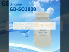 Amino Silicone SILISOFT GB-SO1800 Imparte al algodón y sus tejidos mezclados una excelente sensación suave y esponjosa con un cierto grado de plenitud