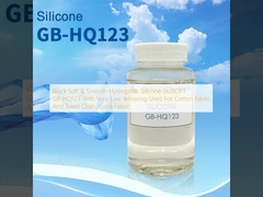 Bloque de silicona hidrofílica suave y lisa SILISOFT GB-HQ123 con muy bajo amarilleamiento utilizado para telas de algodón y toallas, telas de licra
