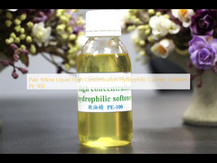 Líquido amarillo pálido de alta concentración Suavizante catiónico hidrofílico PE-100