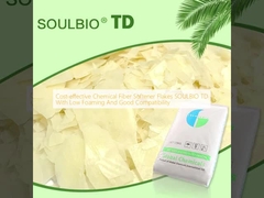Flakes de ablandador de fibra química de bajo costo SOULBIO TD con baja espuma y buena compatibilidad
