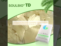 Baja espuma y buena compatibilidad suavizante SOULBIO TD con buen manillar suave y completo a la tela