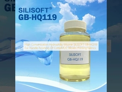 Silicona hidrofílica de alta concentración SILISOFT GB-HQ119 para el acabado de manijas de tejidos de impresión de algodón