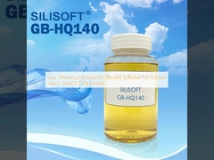 Suavizador hidrofílico bajo del silicón que amarillea para la tela de algodón SILISOFT GB-HQ140