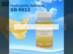 Suavizador catiónico hidrofílico GB-9613 de Pale Yellow Liquid High Concentration
