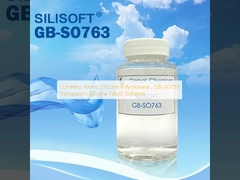 Silicón amino descolorido Polysiloxane, suavizador transparente de la tela del silicón GB-SO763
