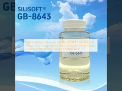 SILISOFT GB-8643 para tejidos de algodón puro para el hogar, tejidos impresos reactivos, tejidos impresos de recubrimiento, tejidos impresos de rayón