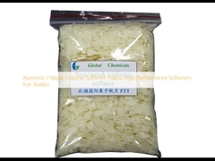 No-oniónicos / suavizantes catiónicos débiles flocos suavizantes de alto rendimiento para textiles