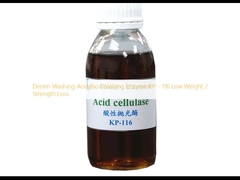 Enzima de limpieza de denim con ácido bio pulido KP - 116 Baja pérdida de peso / fuerza