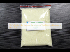 Enzimas de lavado de polvo amarillo pálido menos peso / pérdida Agente de bioscuring 829