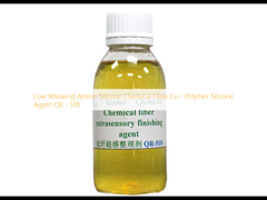 Fibra química de silicona de aminoácidos de baja y amarillenta Co - agente de silicona de polímero QR - 518