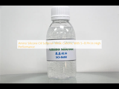 Amino silicona suavizante de aceite Cationic débil con 5 ~ 8 PH en alto rendimiento