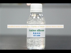 Copolímero modificado de amino-polisiloxano de amino-silicona catiónica débil