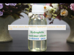 Silicón de bloque catiónico muy débil, copolimero hidrofílico Silicón QS-218