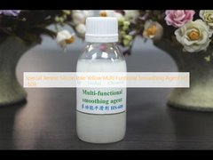 Agente suavizante multifuncional especial de silicio amino amarillo pálido HS -608