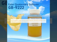 Suavizante cuaternario de éster ecológico GB-9222 Sin AEEA, Sin Silicona y Bajo Olor