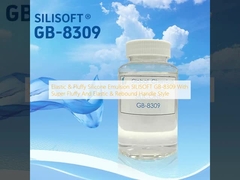 Emulsión de silicona elástica y esponjosa SILISOFT GB-8309 con tacto súper esponjoso, elástico y de rebote